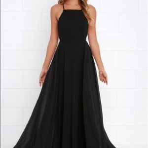 Lulus black prom dress